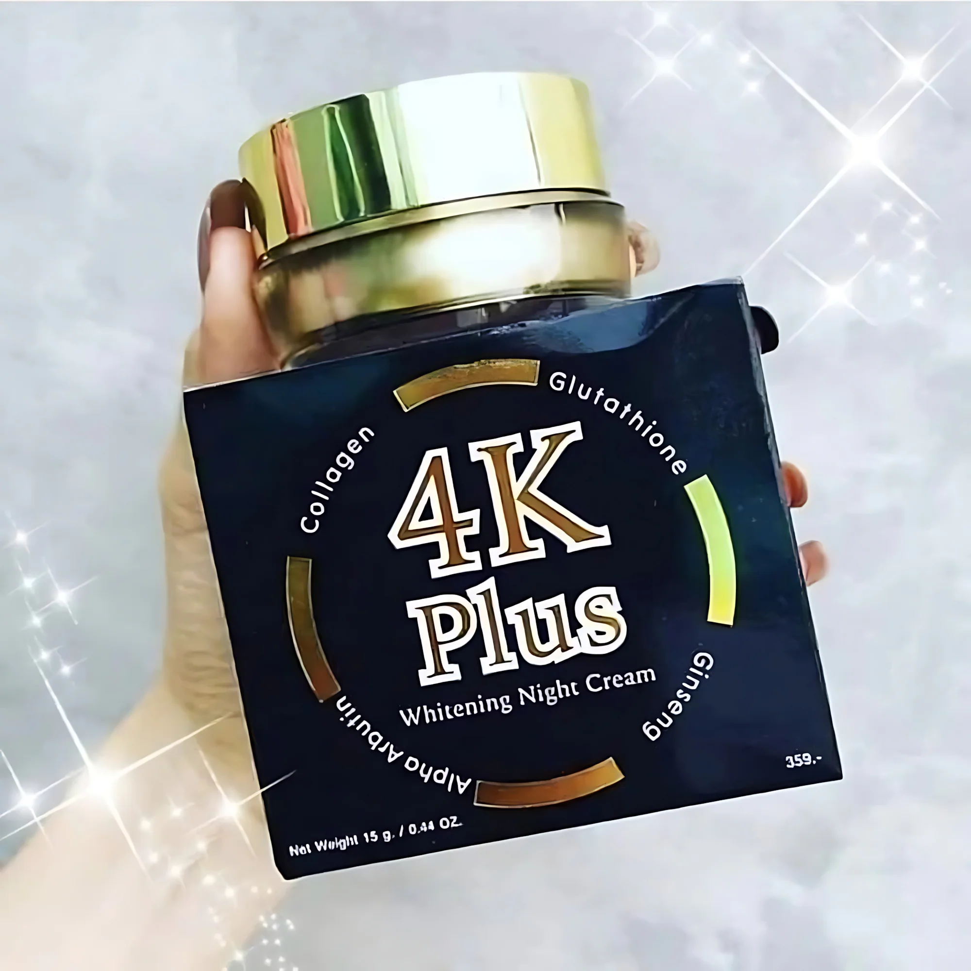 4K Plus Whitening Night Face Cream - 20g - Image 7