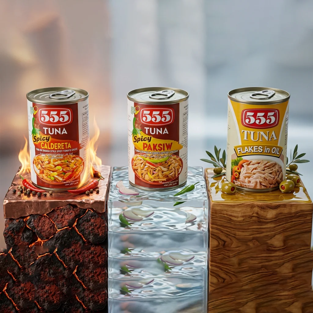 555 Tuna Assorted Combo Pack – 155g Each - Image 3