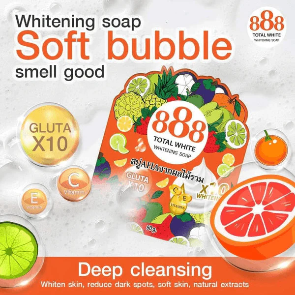 888 Total White 10X Whitening Soap - 80g - Image 11