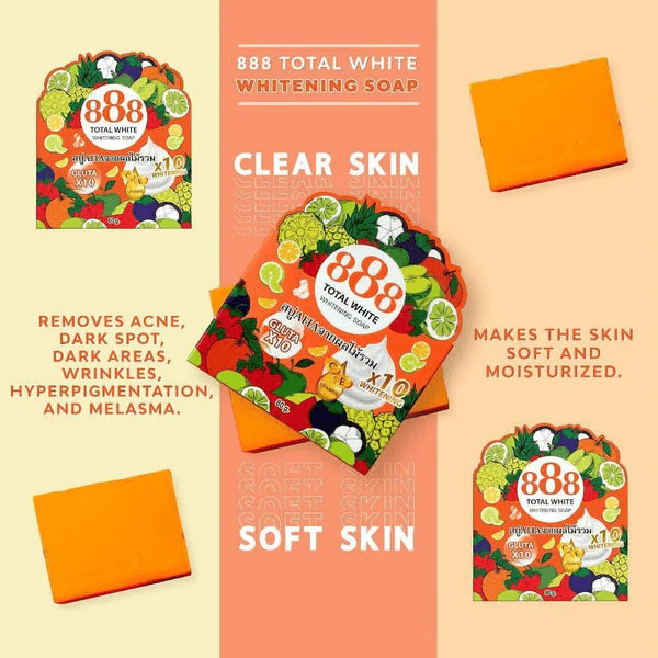 888 Total White 10X Whitening Soap - 80g - Image 8