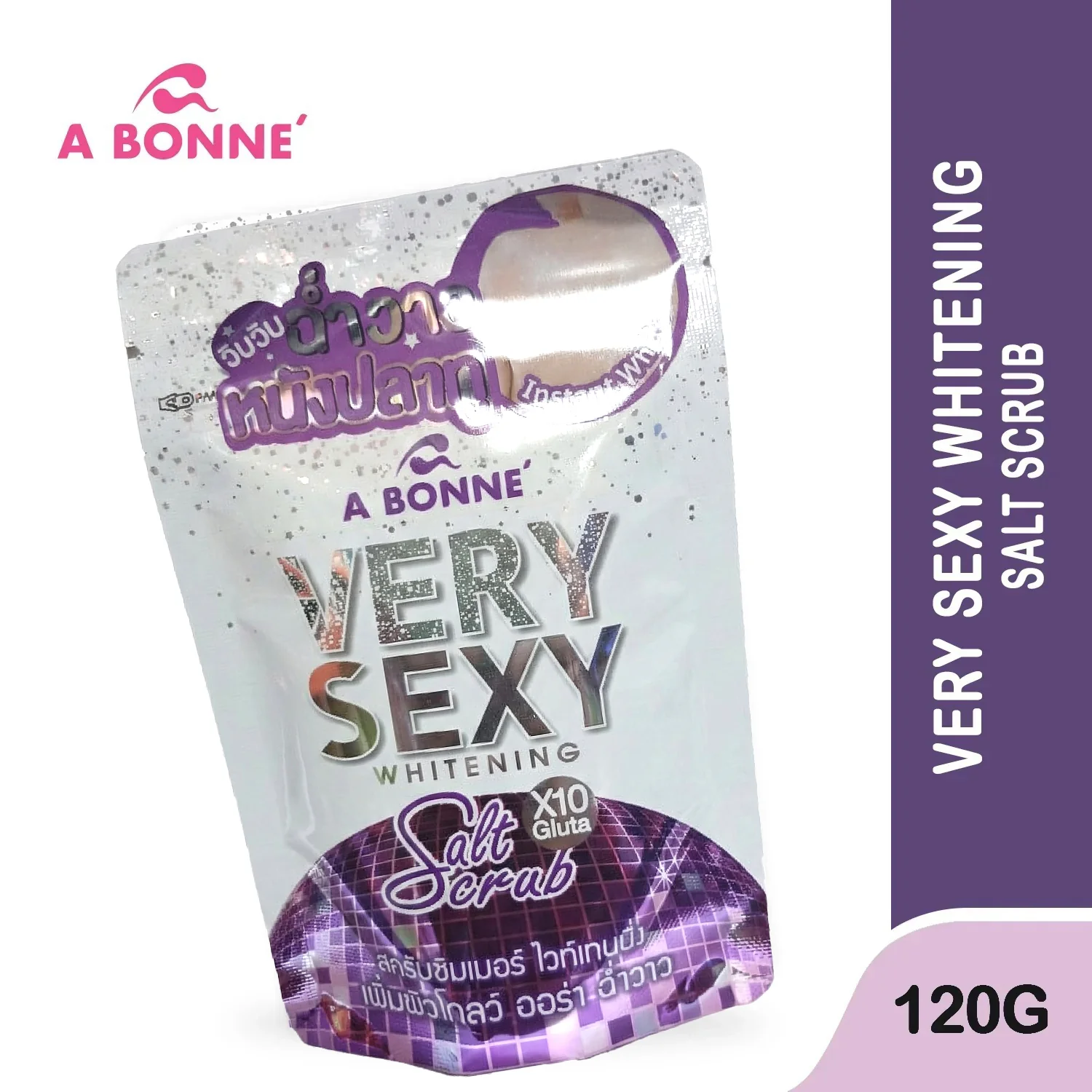 A Bonne Very Sexy Whitening Salt Scrub – 120g - Image 3
