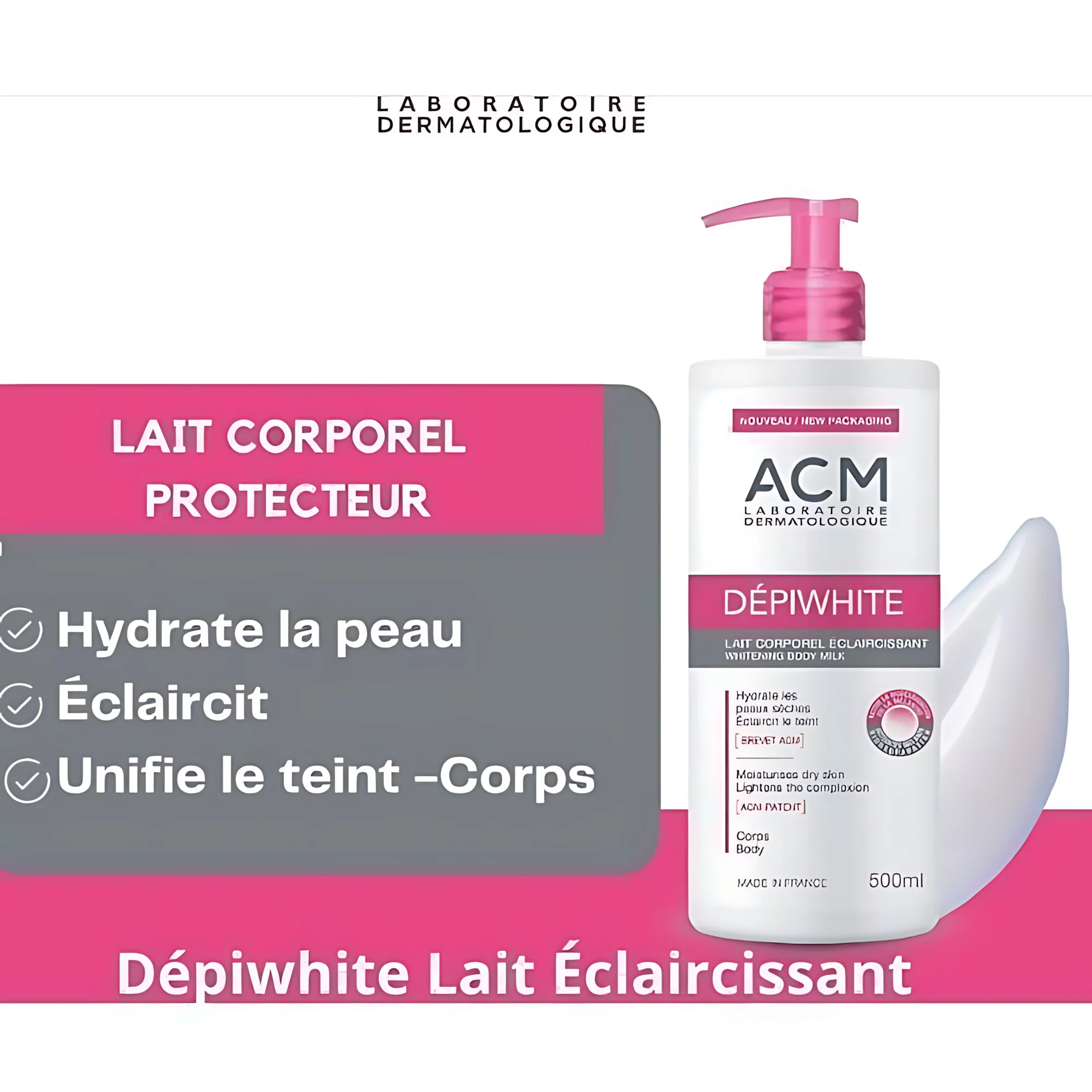 ACM Dépiwhite Whitening Body Milk – 500ml - Image 10