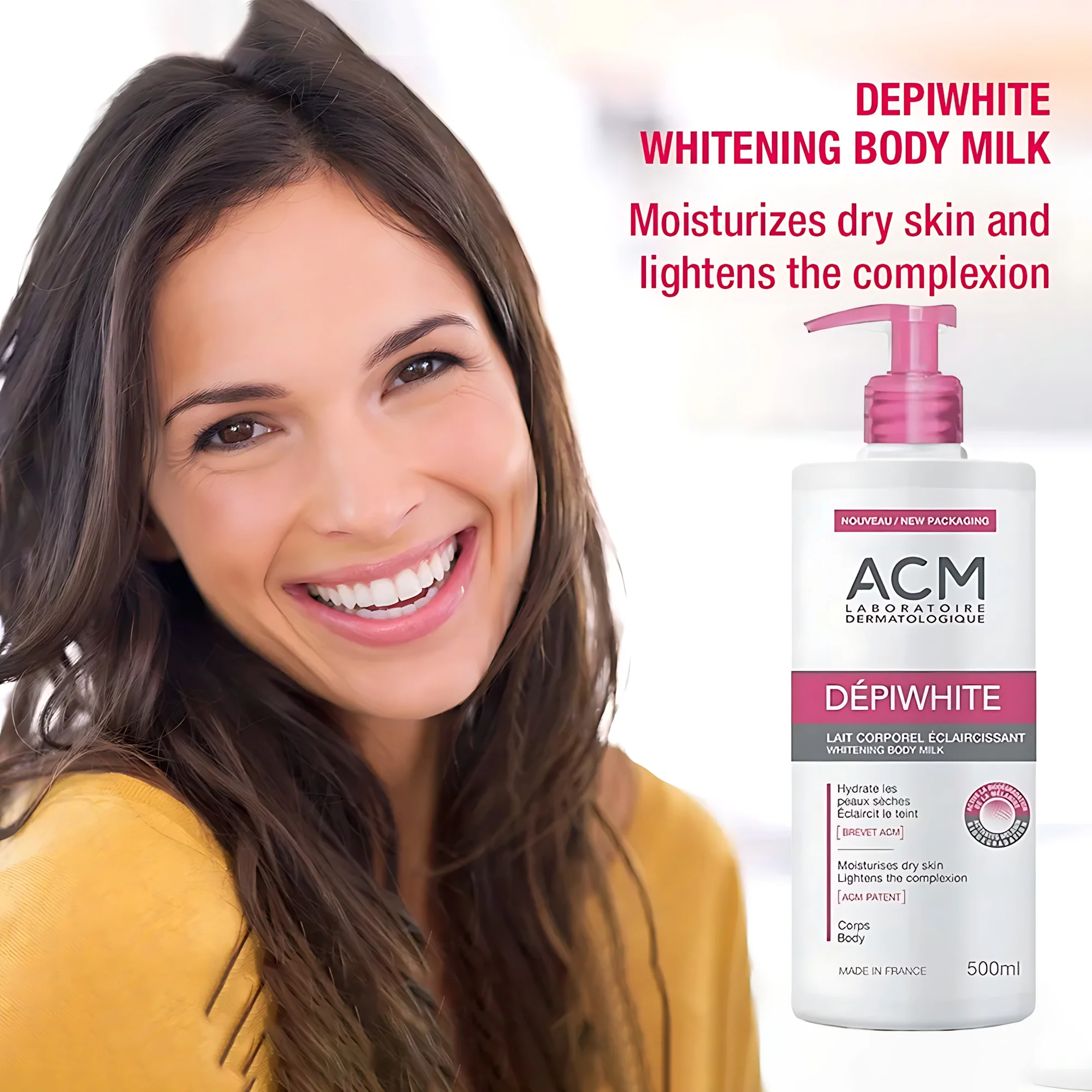 ACM Dépiwhite Whitening Body Milk – 500ml - Image 3