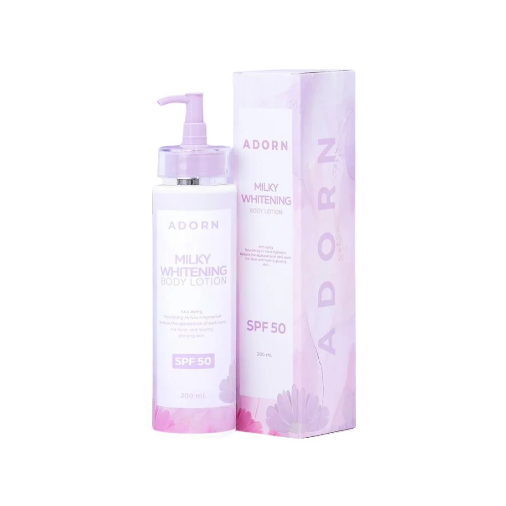 Adorn Milky Whitening Body Lotion SPF50 - 200ml - Image 6