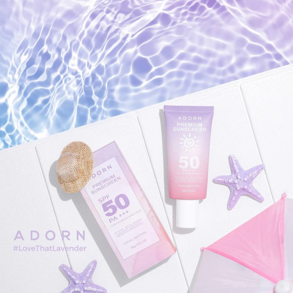 Adorn Premium Sunscreen SPF 50+++ - 50g - Image 2