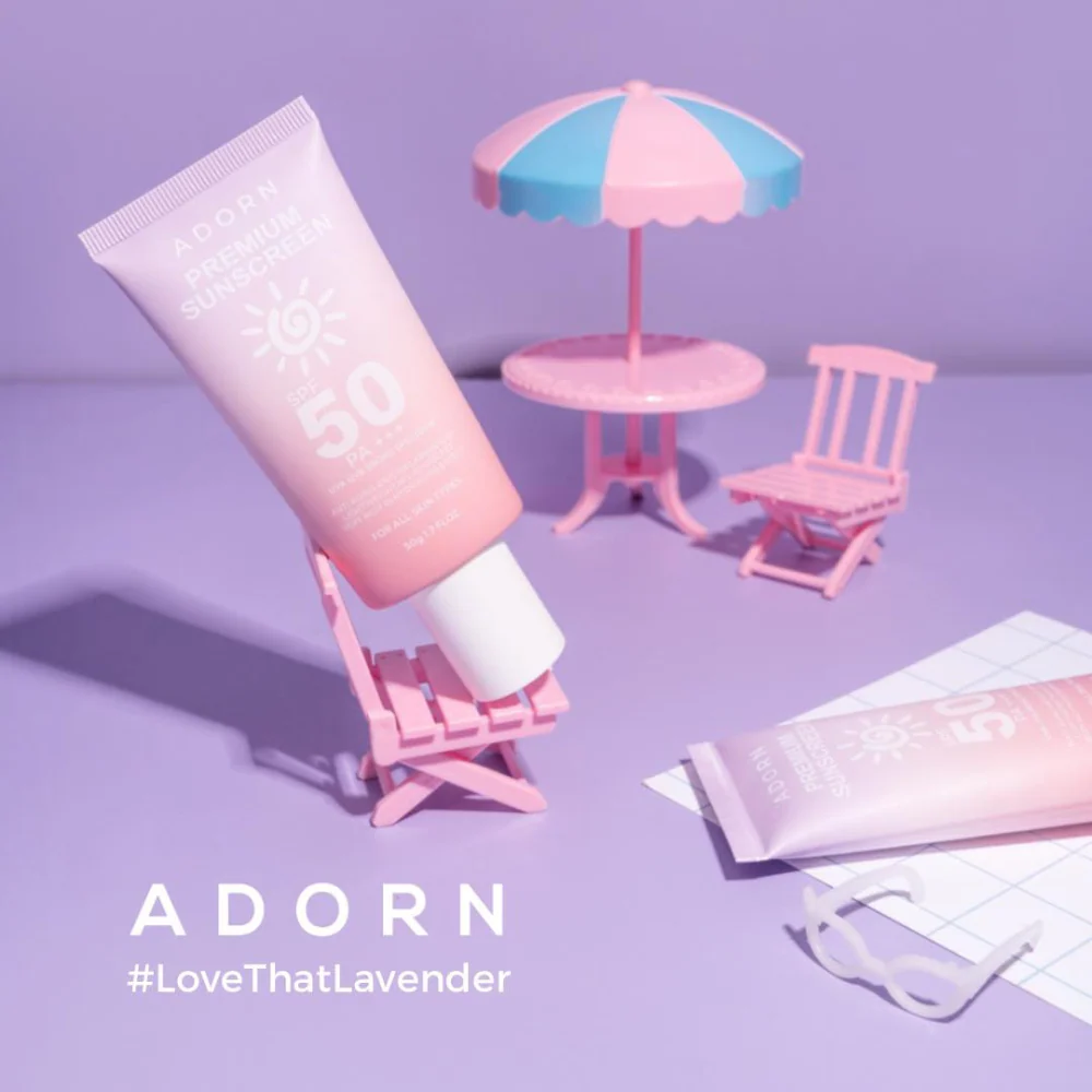 Adorn Premium Sunscreen SPF 50+++ - 50g - Image 3