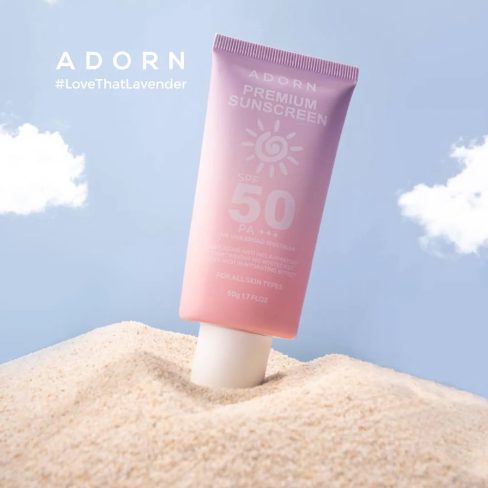 Adorn Premium Sunscreen SPF 50+++ - 50g - Image 4