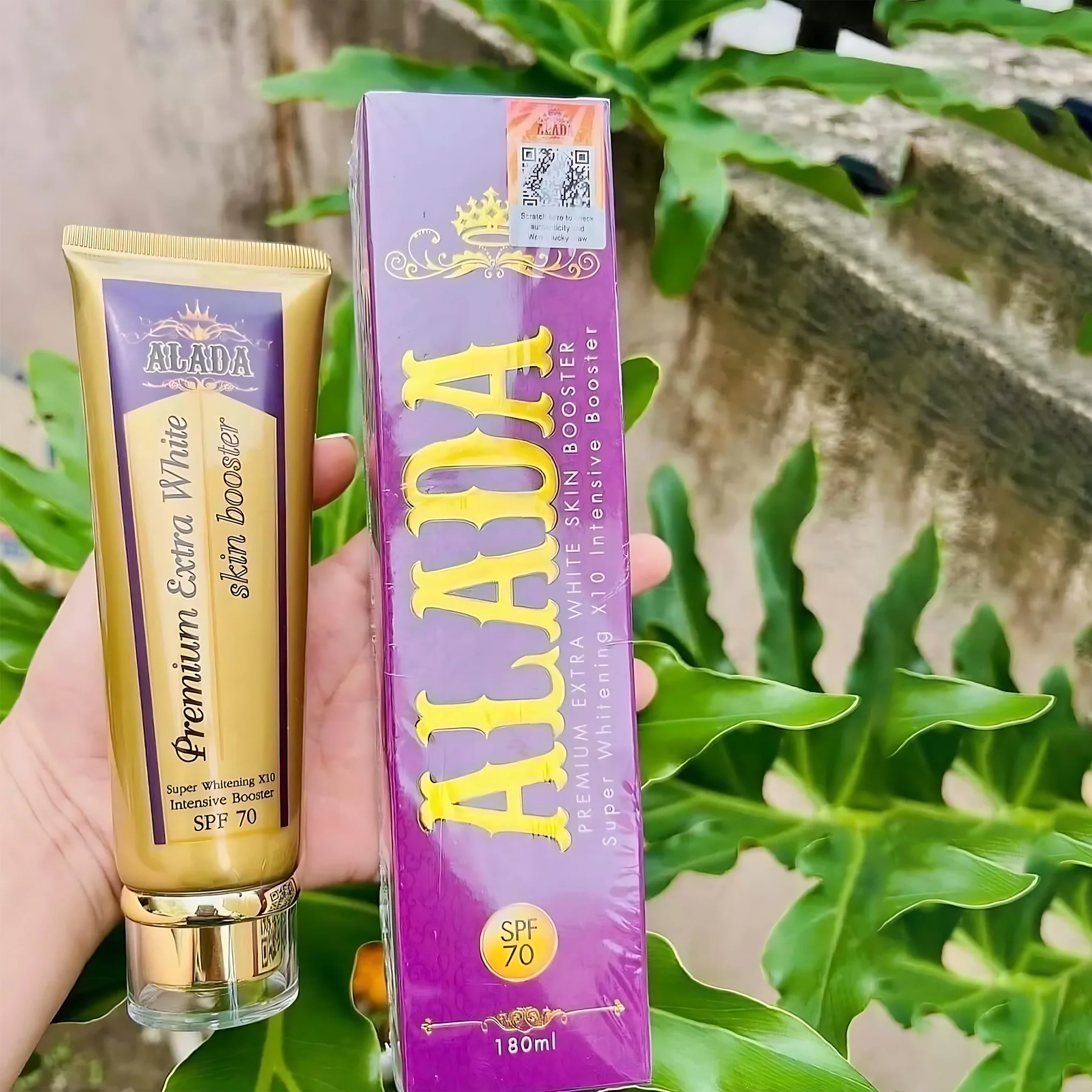 Alada Premium Extra White Skin Booster (180ml) + Alada Instant Whitening Soap(160g) Combo - Image 11