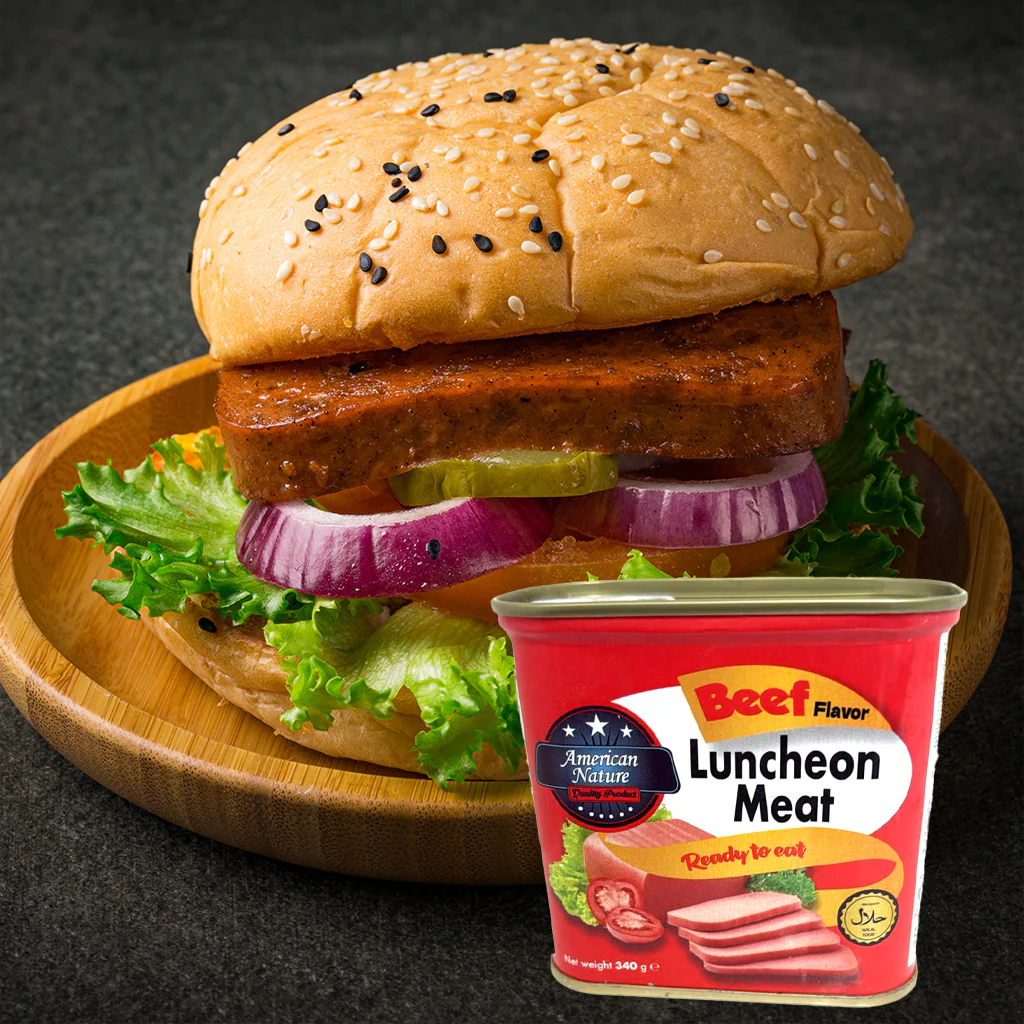 American Nature Beef Flavor Luncheon Meat β 340g - Image 2