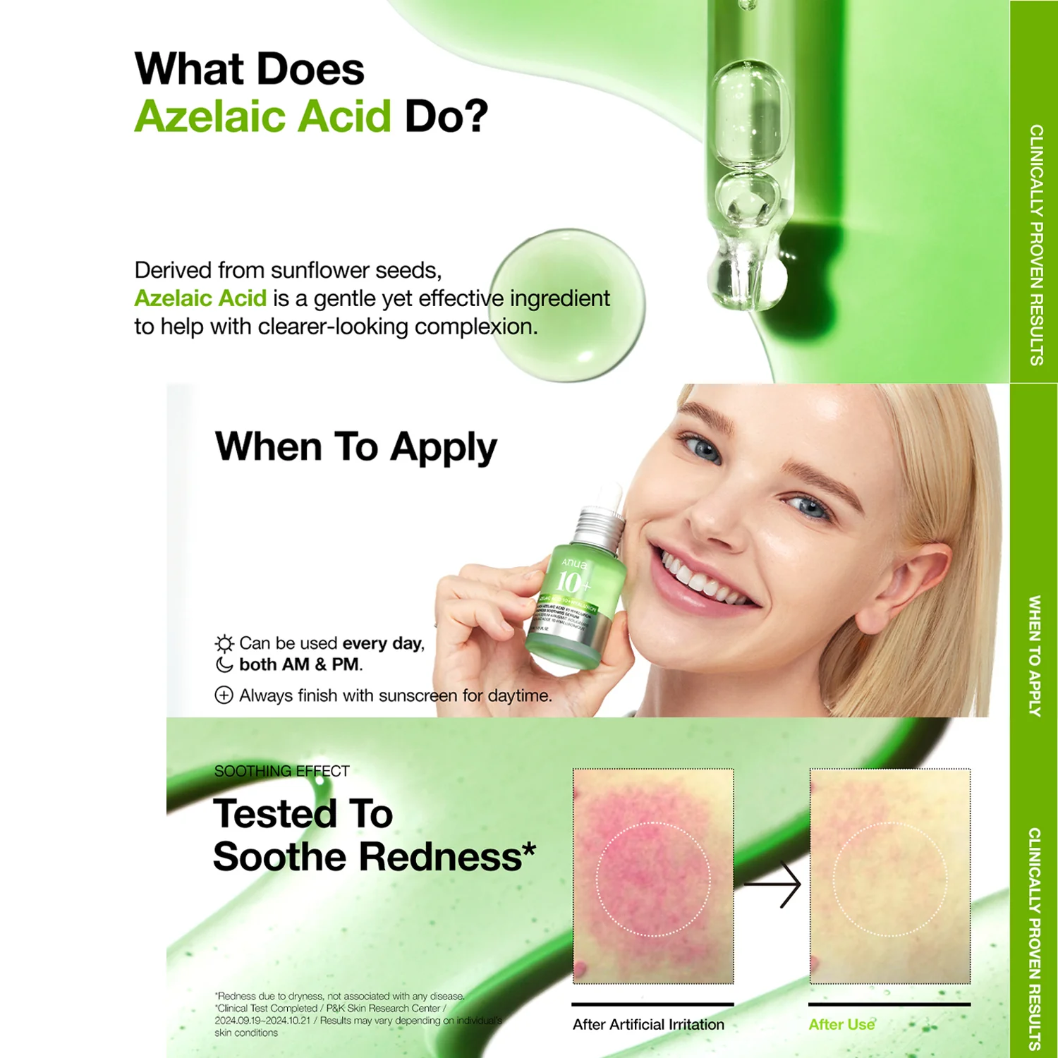 Anua Azelaic Acid 10+ Hyaluron Redness Soothing Serum – 30ml - Image 7