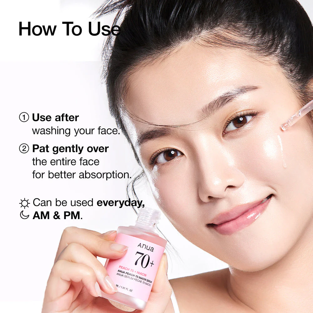 Anua Peach 70% Niacinamide Serum - 30ml - Image 5