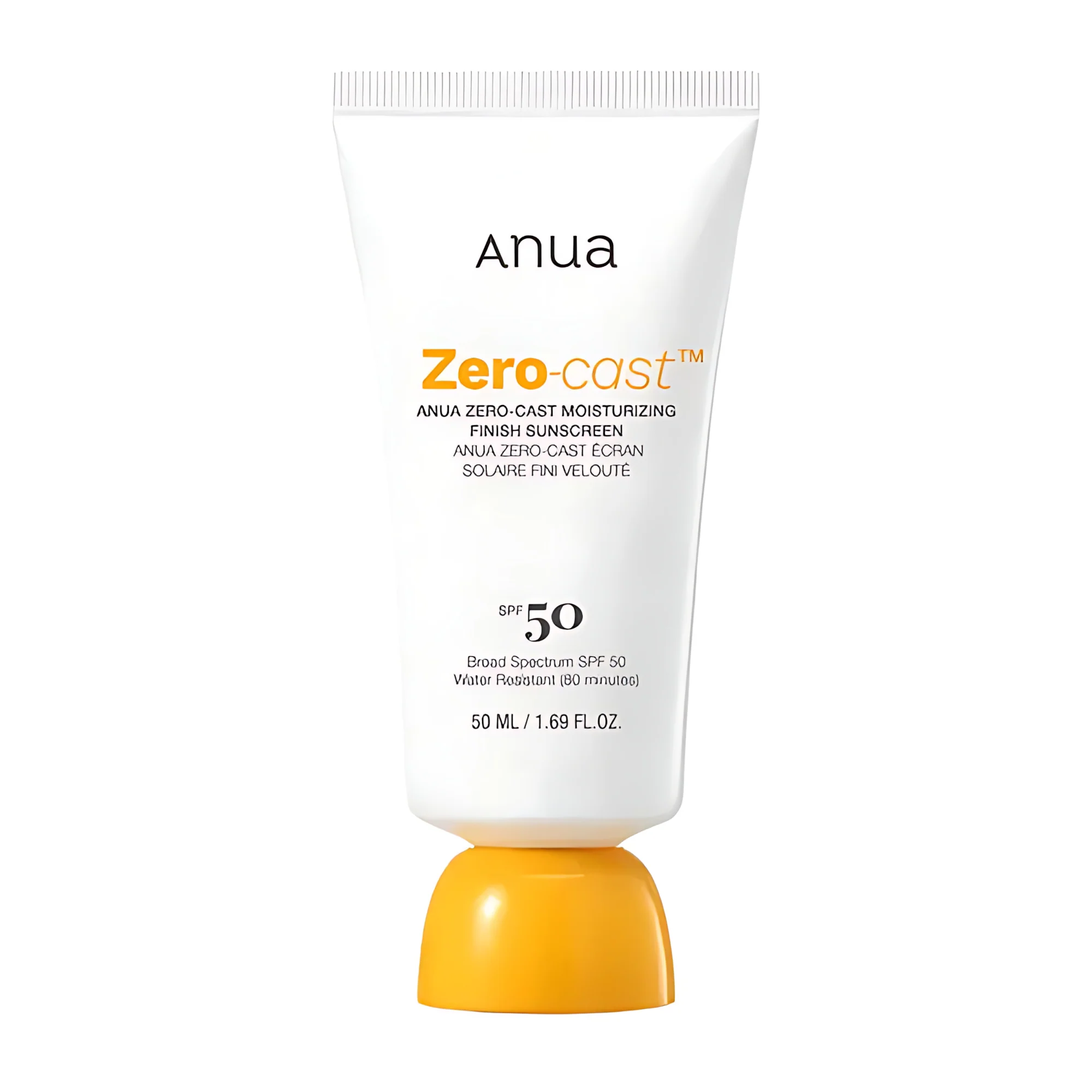 Anua Zero-Cast Moisturizing Finish Sunscreen – SPF 50+ PA++++ – 50ml - Image 13