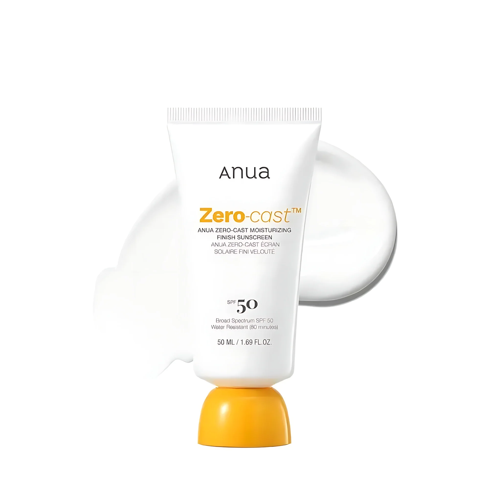 Anua Zero-Cast Moisturizing Finish Sunscreen – SPF 50+ PA++++ – 50ml - Image 14