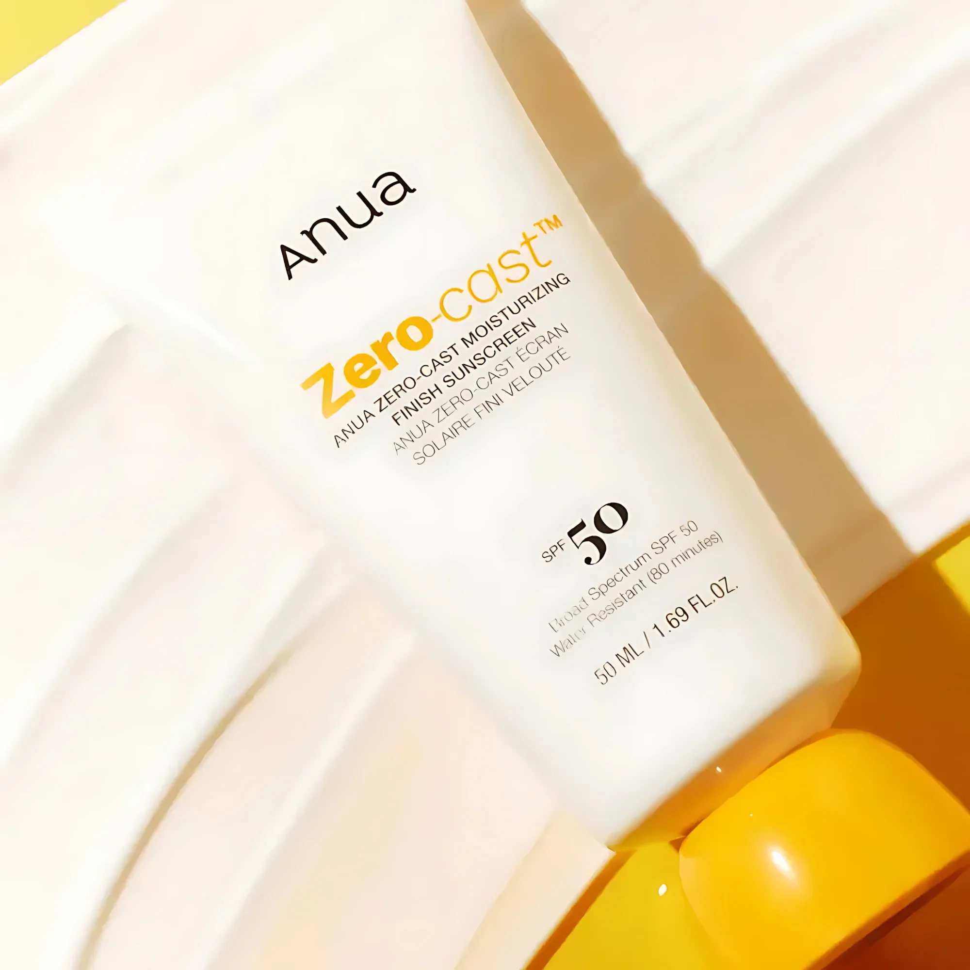 Anua Zero-Cast Moisturizing Finish Sunscreen – SPF 50+ PA++++ – 50ml - Image 6