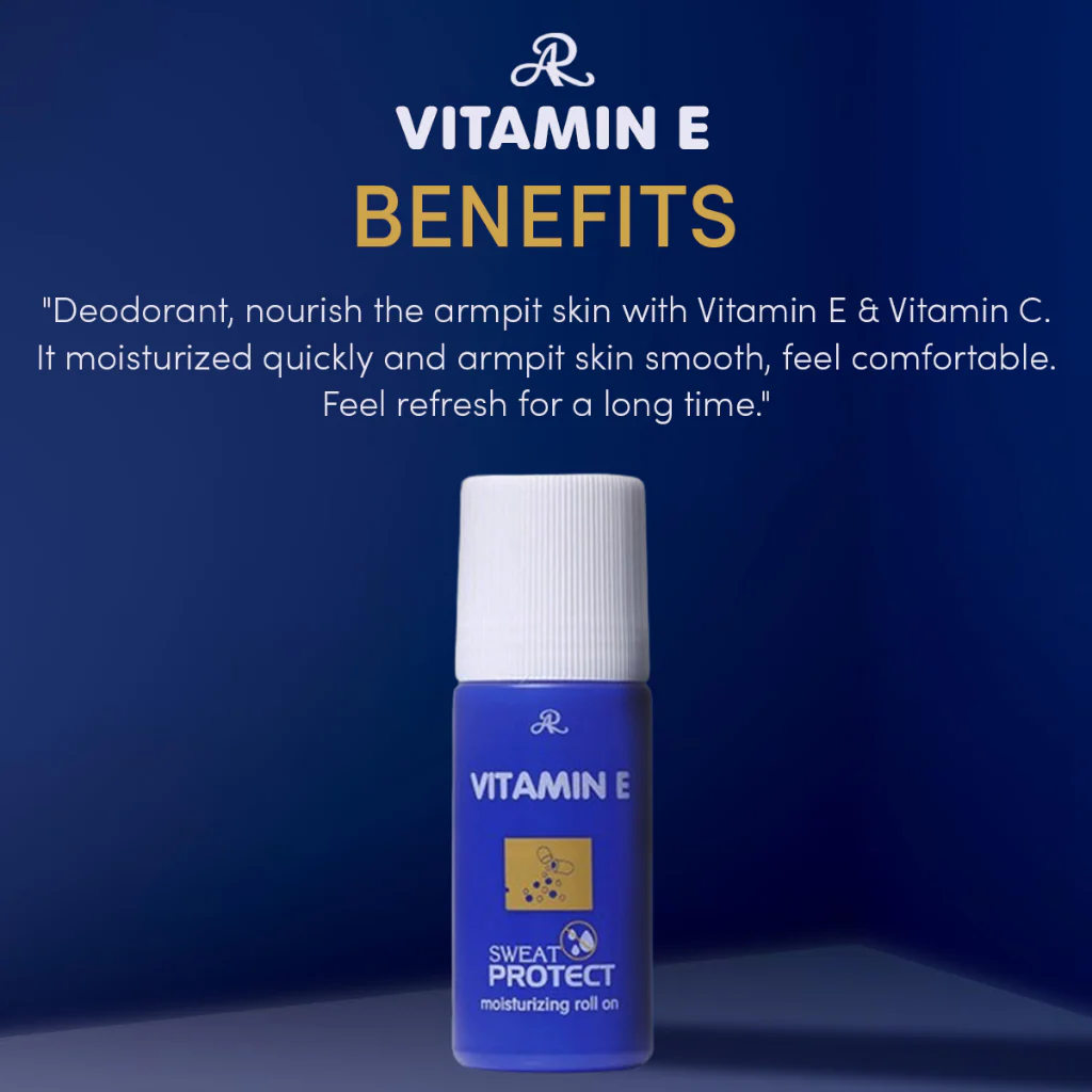 AR Vitamin E Sweat Protect Moisturizing Deodorant Roll On - 75ml - Image 3