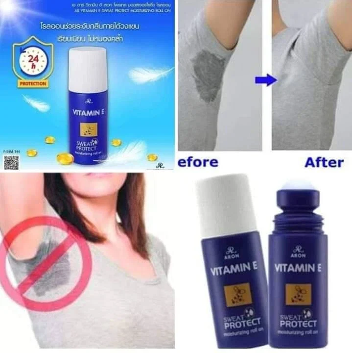AR Vitamin E Sweat Protect Moisturizing Deodorant Roll On - 75ml - Image 5