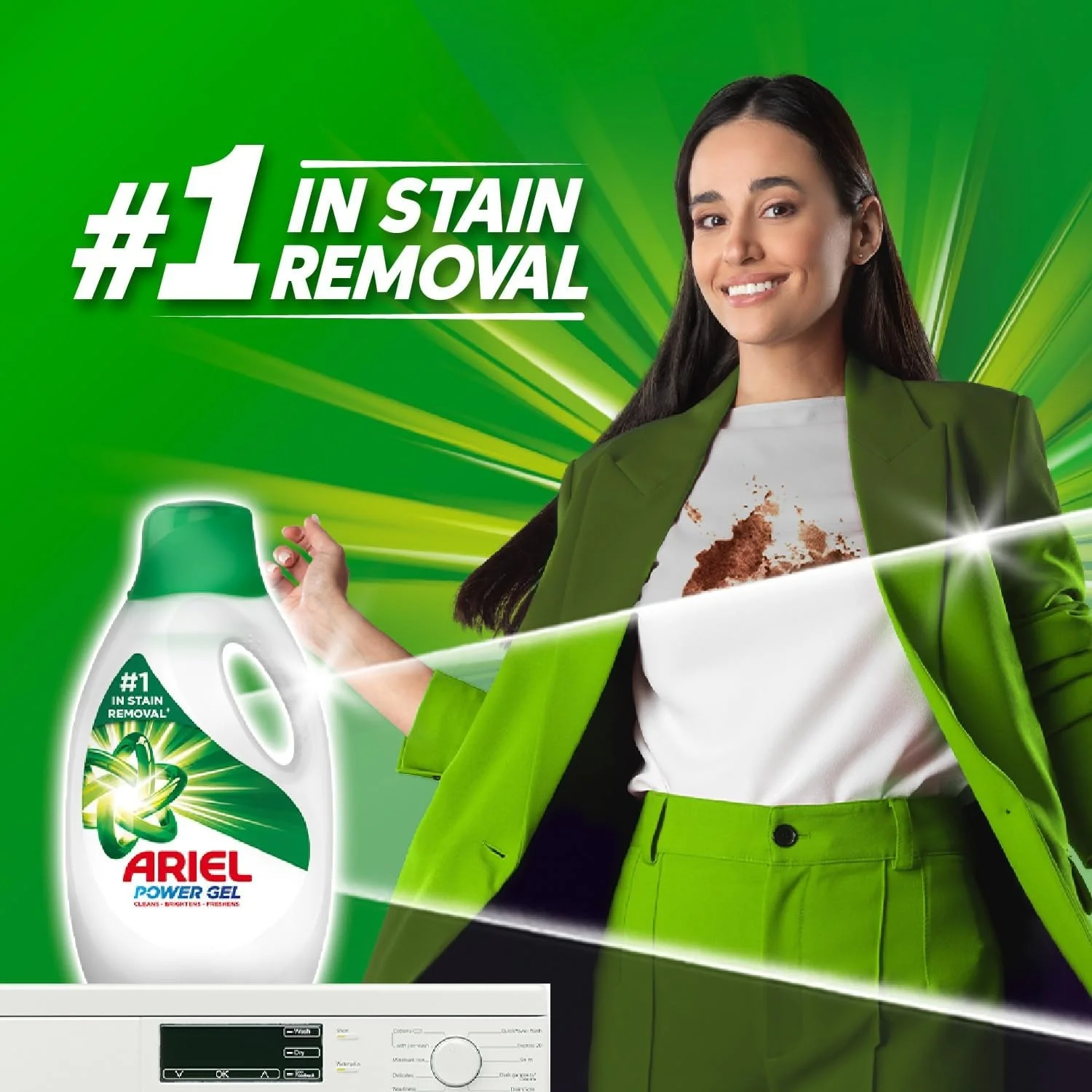 Ariel Power Gel Liquid Laundry Detergent β 1.8L (Special Offer) - Image 4