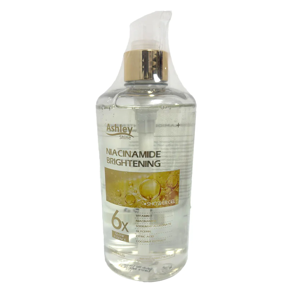 Ashley Shine Niacinamide (Brightening 6x Glow Essence Shower Gel – 500ml )+ (Ultimate Glow Serum 2 in 1 - 520ml) - Combo Offer - Image 14