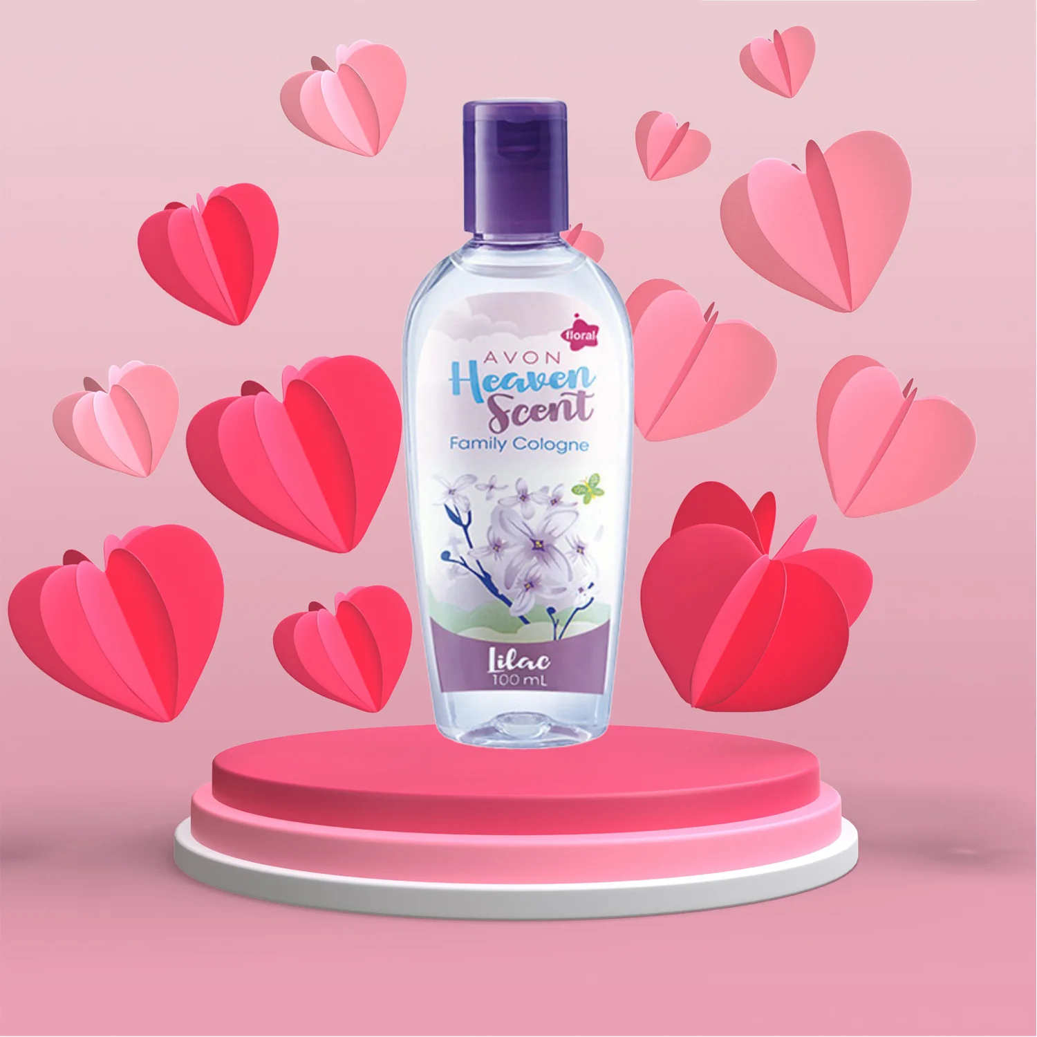 Avon Heaven Scent Family Cologne – Lilac (100ml) - Image 3