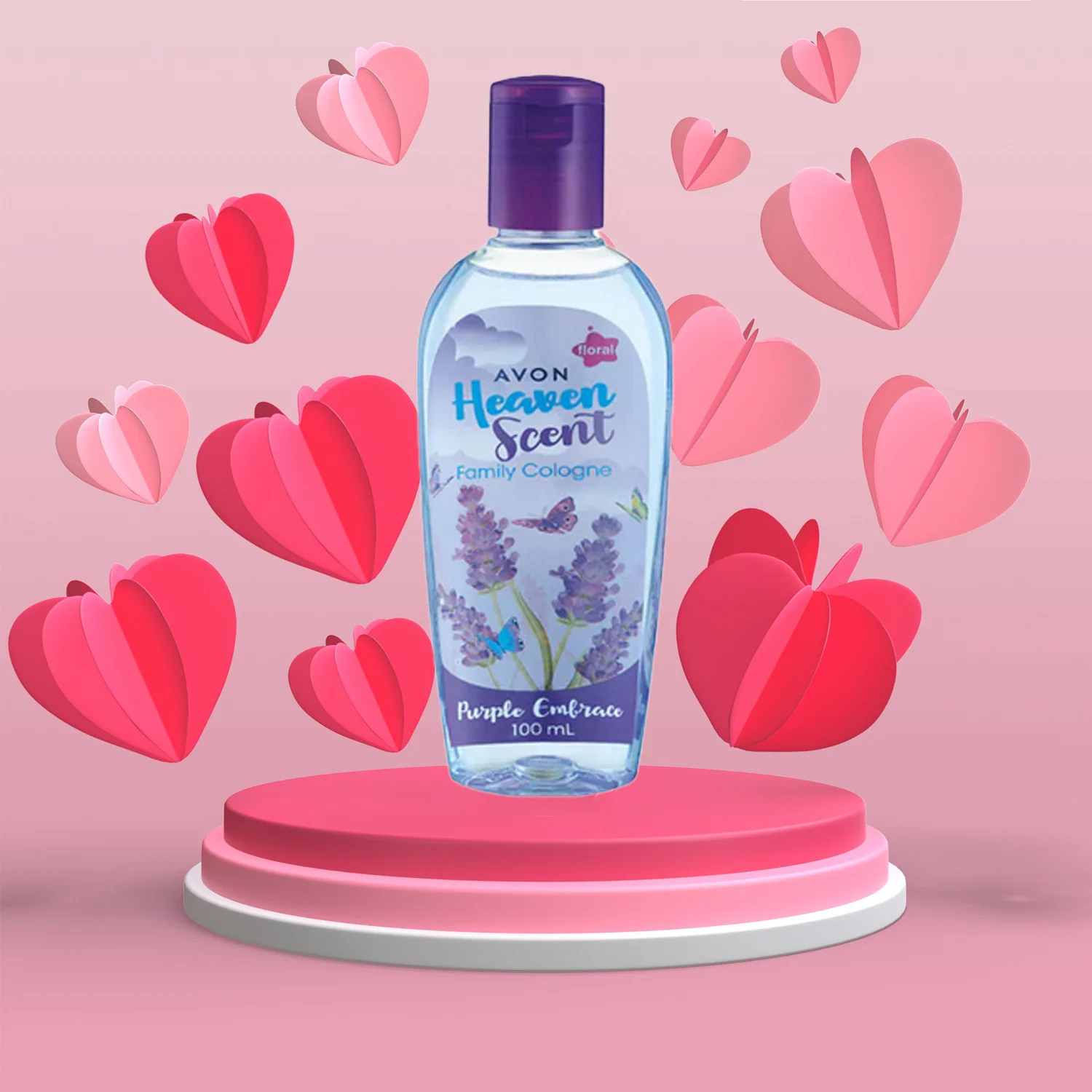 Avon Heaven Scent Family Cologne – Purple Embrace (100ml) - Image 6