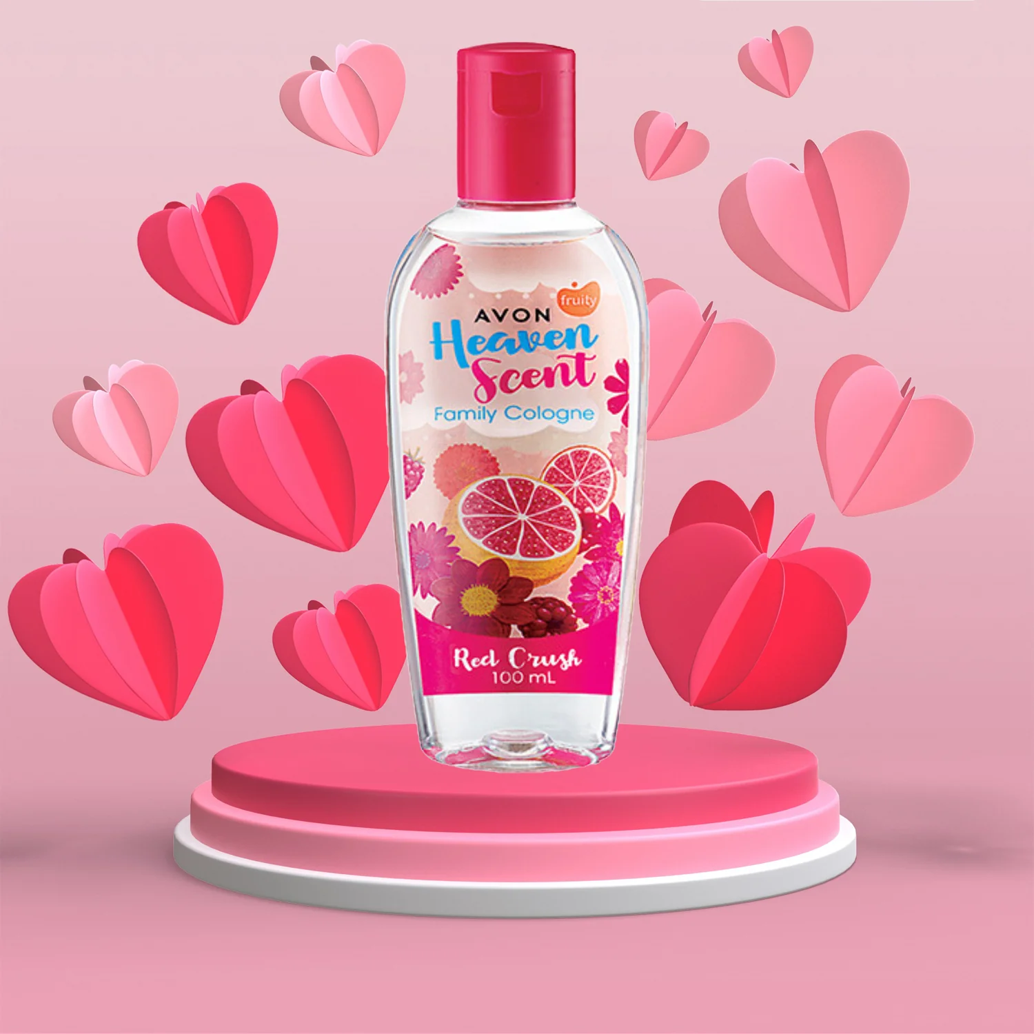Avon Heaven Scent Family Cologne – Red Crush Variant (100ml) - Image 5