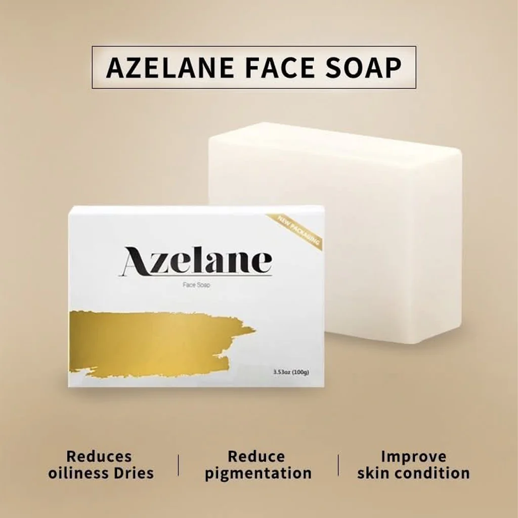 Azelane Face Soap – 100g (Acne & Oil Control Cleansing Bar) - Image 10