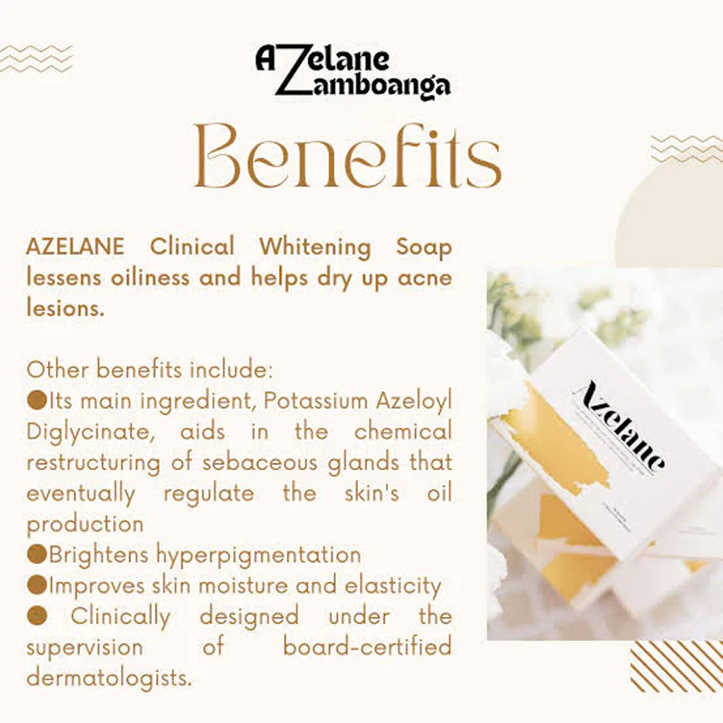 Azelane Face Soap – 100g (Acne & Oil Control Cleansing Bar) - Image 4