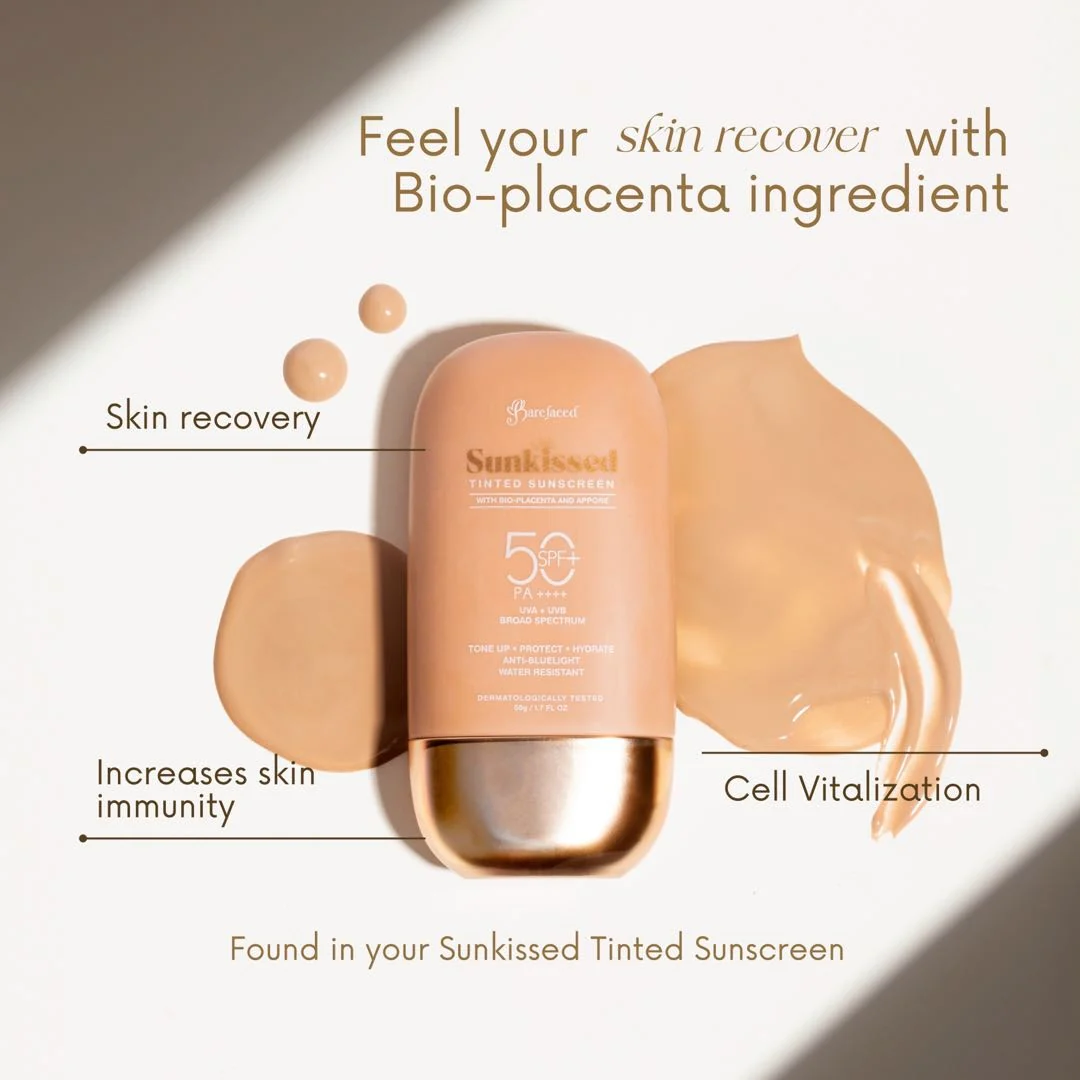 Barefaced Sunkissed Tinted Sunscreen SPF50+ PA+++ 50g - Image 5