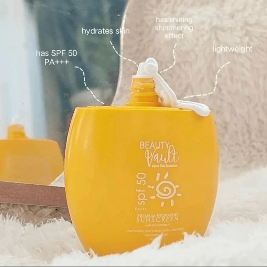 Beauty Vault Premium Hydrating Sunscreen spf 50 - 50g - Image 3