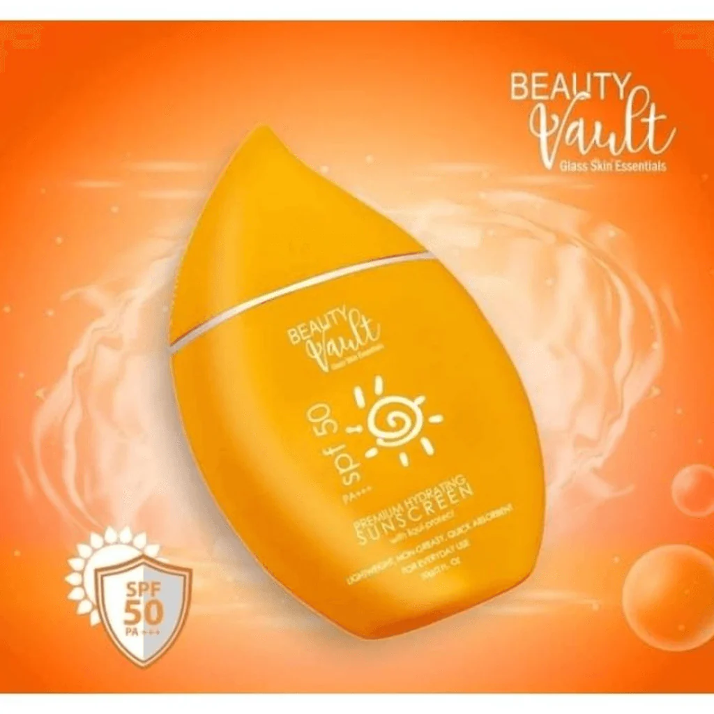 Beauty Vault Premium Hydrating Sunscreen spf 50 - 50g - Image 6