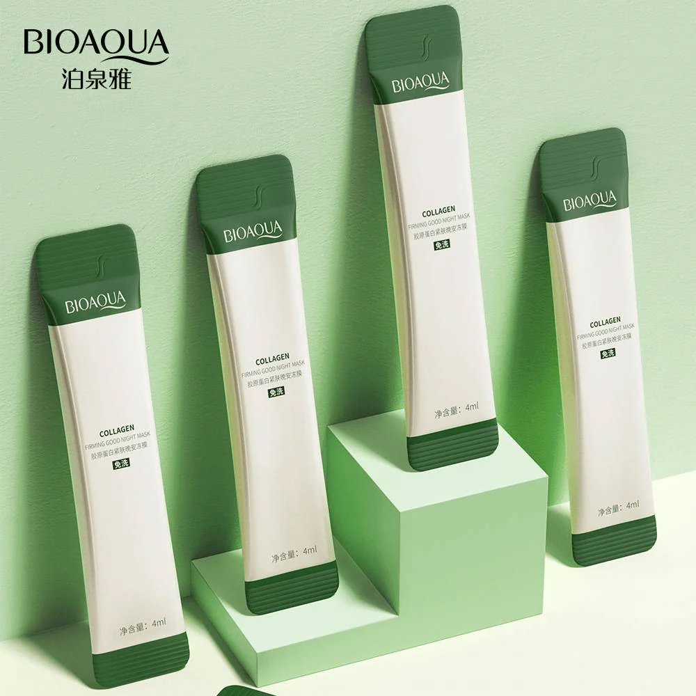 BIOAQUA Collagen Firming Good Night Mask 4ml X 20Pcs - Image 3