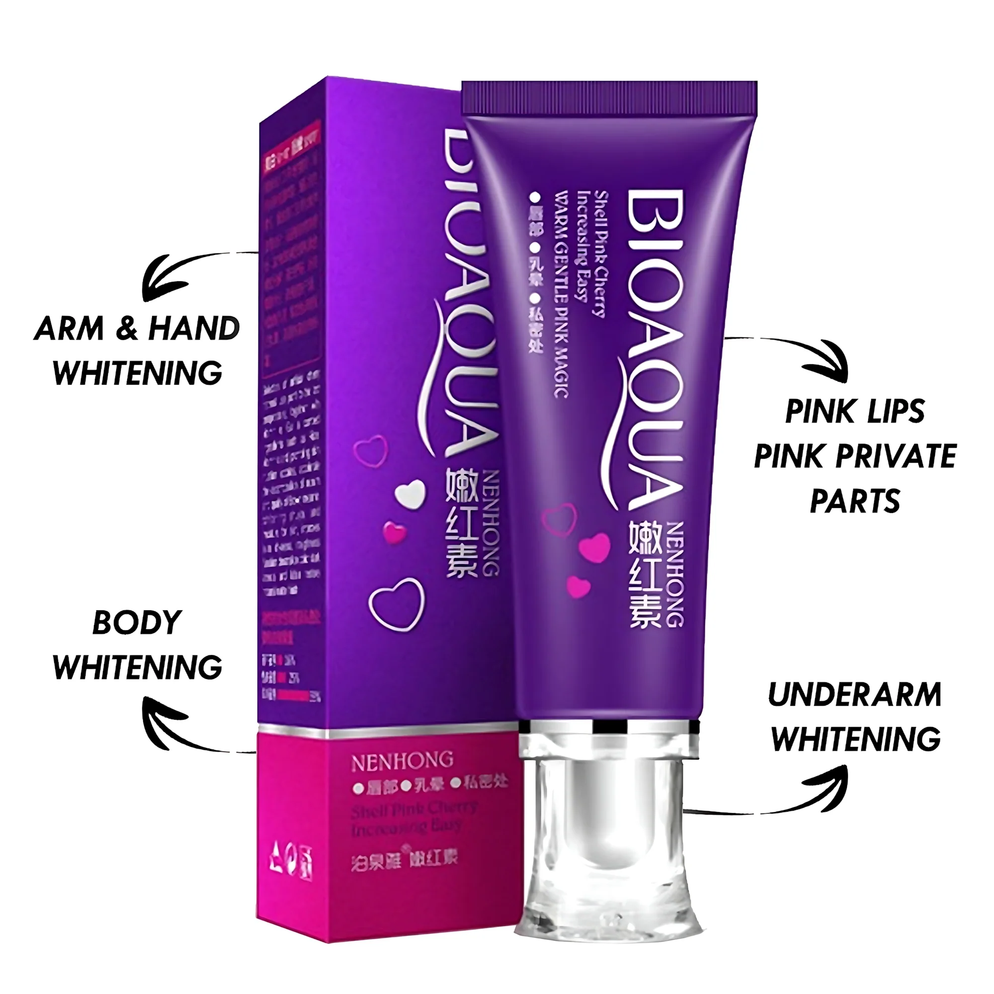 Bioaqua NenHong Pink Magic Cream - 30ml - Image 5