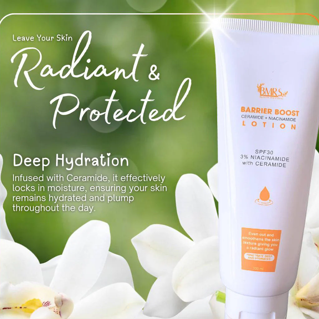 BMRS Barrier Boost Ceramide + Niacinamide Lotion – 100ml - Image 3