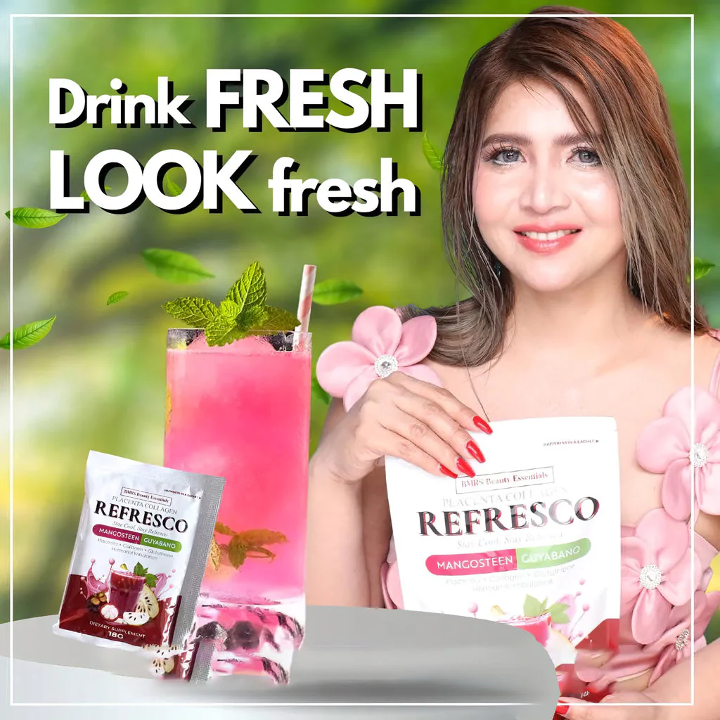 BMRS Beauty Essentials Placenta Collagen Refresco – Mangosteen Guyabano (10 × 18g) - Image 11
