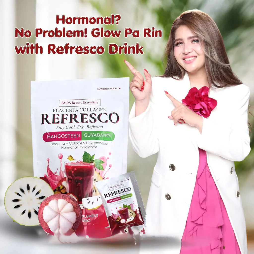 BMRS Beauty Essentials Placenta Collagen Refresco – Mangosteen Guyabano (10 × 18g) - Image 3