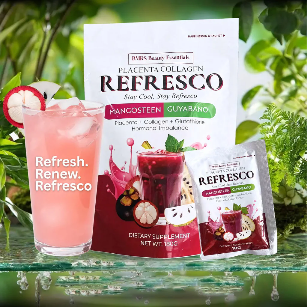 BMRS Beauty Essentials Placenta Collagen Refresco – Mangosteen Guyabano (10 × 18g) - Image 9