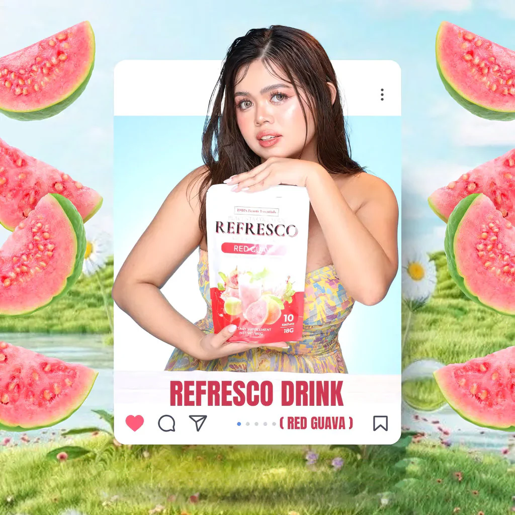 BMRS Beauty Essentials Placenta Collagen Refresco – Red Guava (10 Sachets / 180g) - Image 6