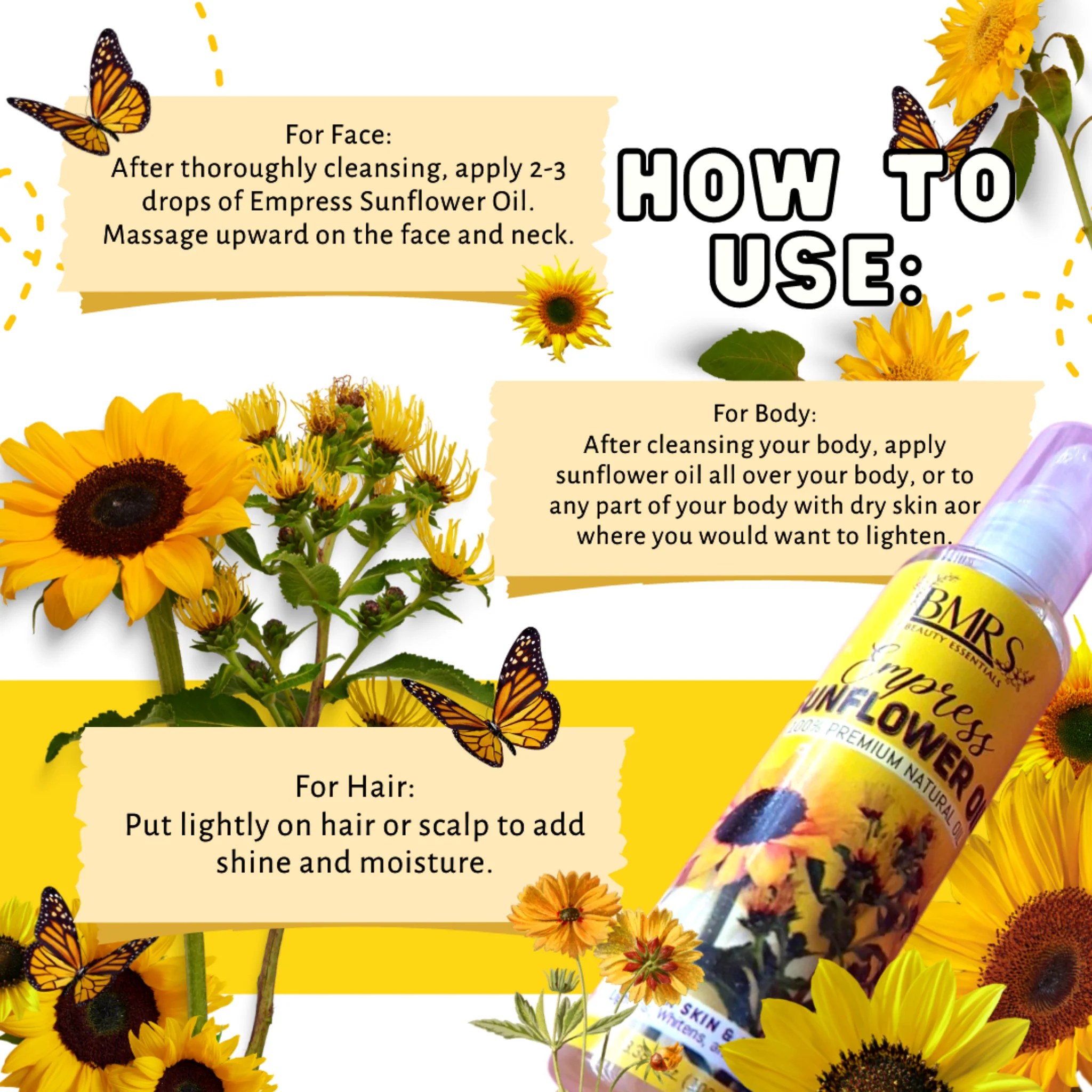 BMRS Empress Sunflower Oil - 100ml - Image 7