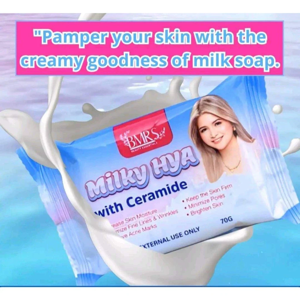 BMRS Milky Hya Soap With Ceramide - 70g - Image 5