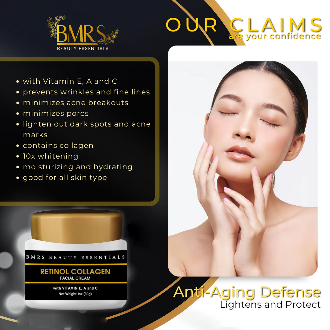 BMRS Retinol Collagen Facial Cream - 30g - Image 10
