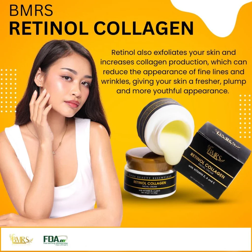 BMRS Retinol Collagen Facial Cream - 30g - Image 3