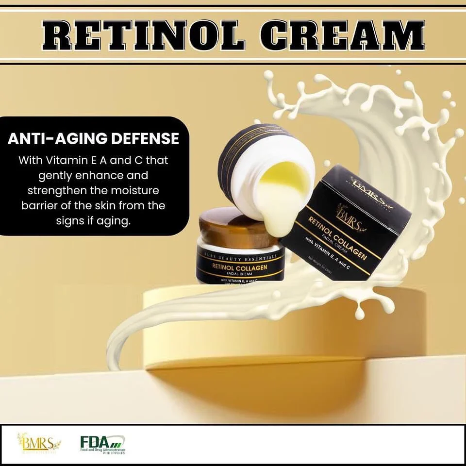 BMRS Retinol Collagen Facial Cream - 30g - Image 4