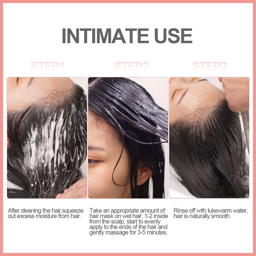Bremod Intensive Cocoa Butter & Camellia Seed Oil Treatment Hair Mask - 500ml - Image 4