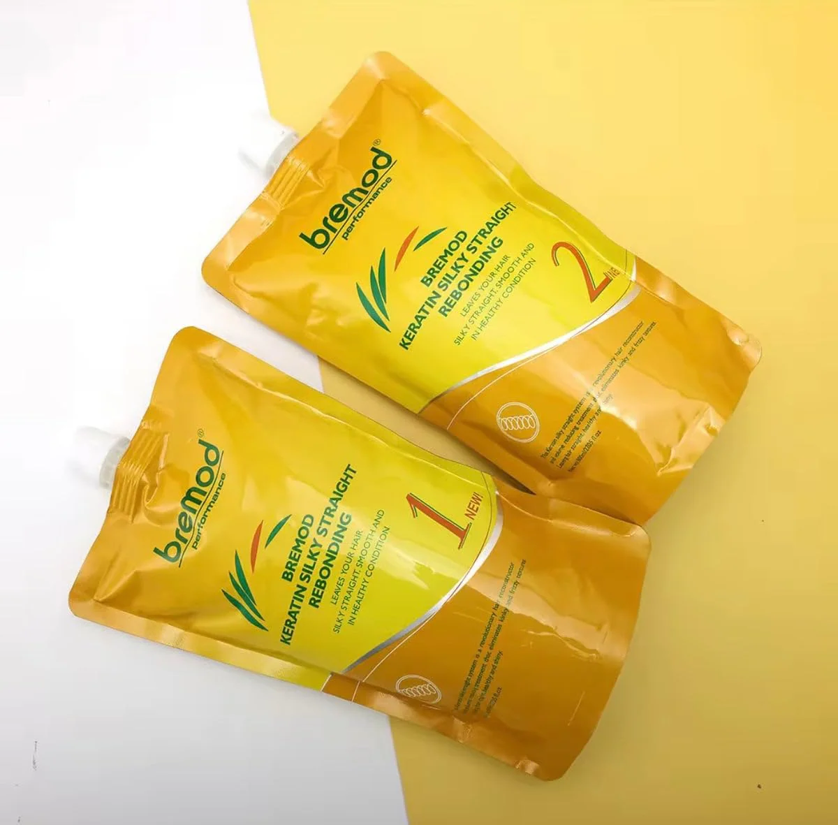 Bremod Keratin Silky Straight Rebonding Set (1)+(2) - 800ml+800ml - Image 8