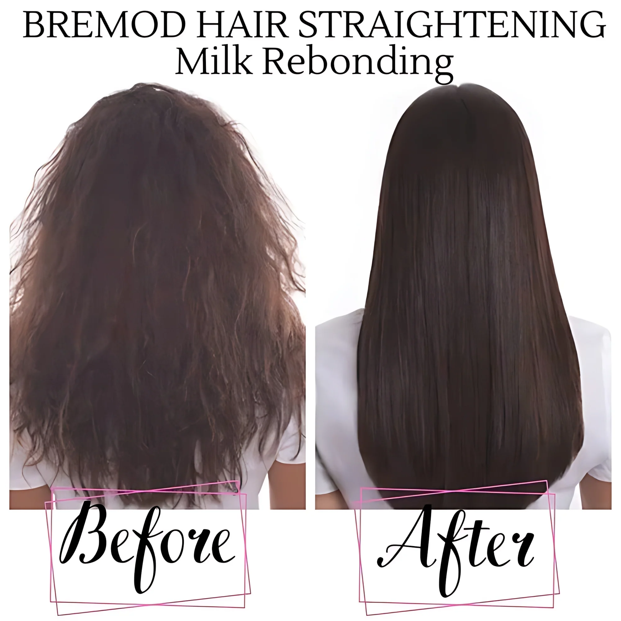 Bremod Milk Rebonding Set (A + B) – Professional Hair Straightening & Nourishing Treatment – 1250ml + 1250ml - Image 11