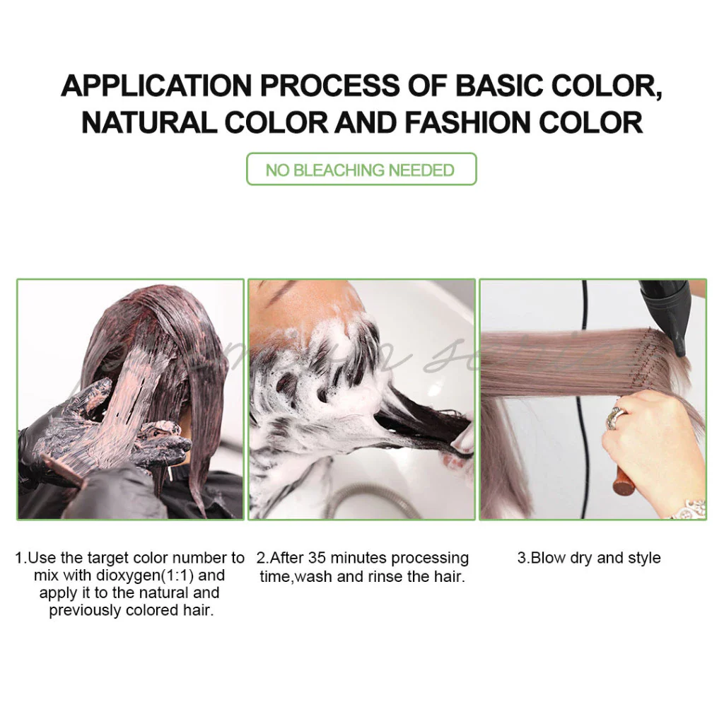 Bremod Premium Series Cocoa Butter 8.17 Milk Tea Ash Hair Color – 100ml - Image 4