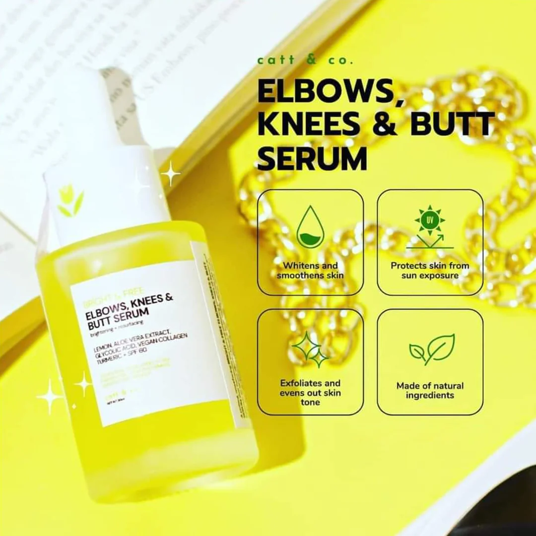 Catt & Co Bright & Free Elbows Knees & Butt Serum - 30ml - Image 7