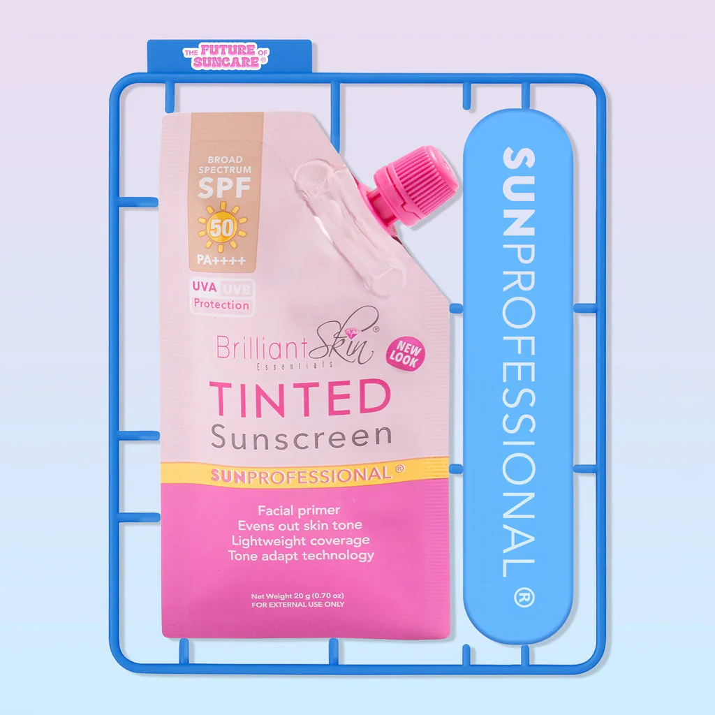 Brilliant Skin Tinted Sunscreen SPF50 PA++++ Facial Primer Gel Cream – 20g - Image 10
