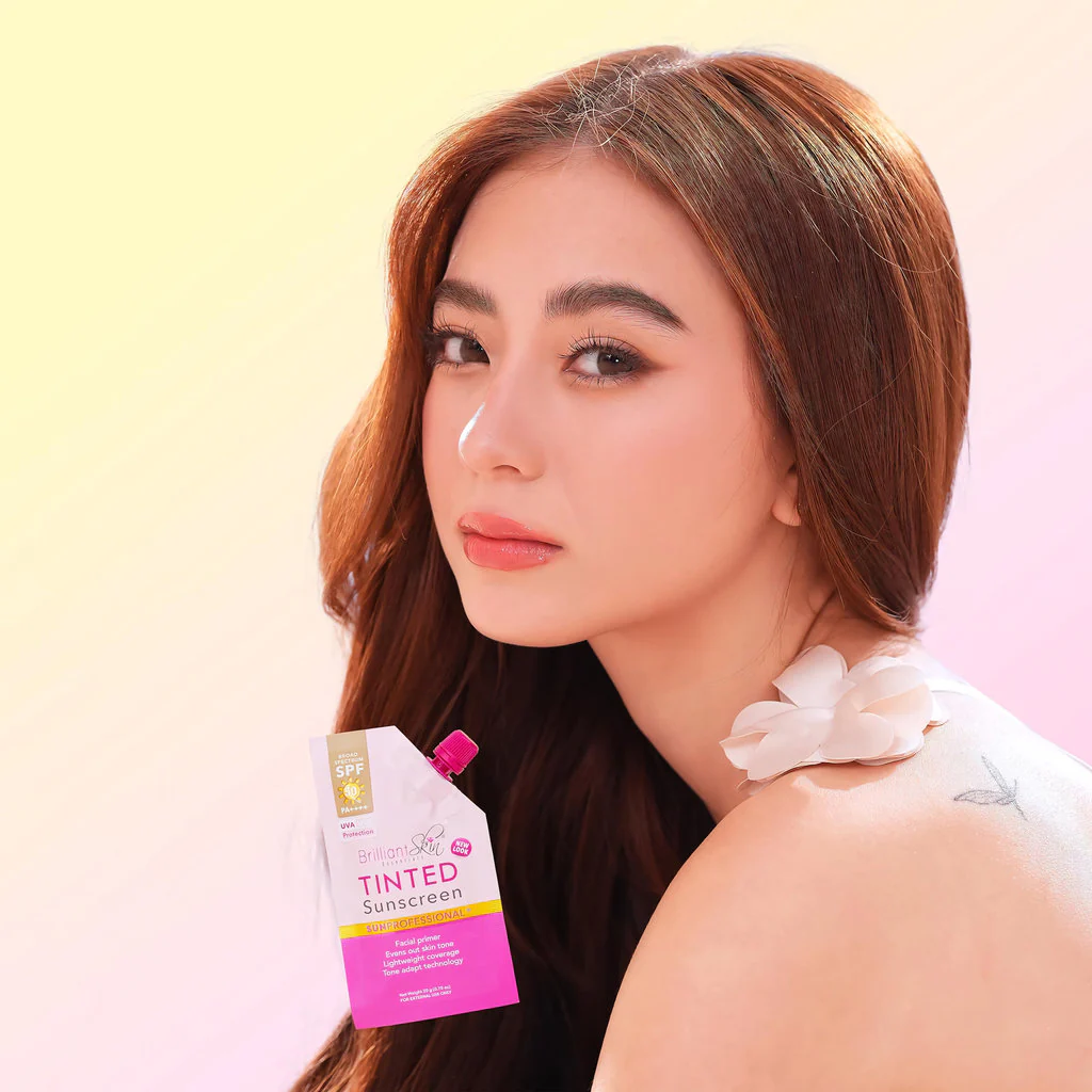 Brilliant Skin Tinted Sunscreen SPF50 PA++++ Facial Primer Gel Cream – 20g - Image 4