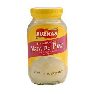 BUENAS Nata De Pina Pineapple Gel in Syrup 340g - Image 2